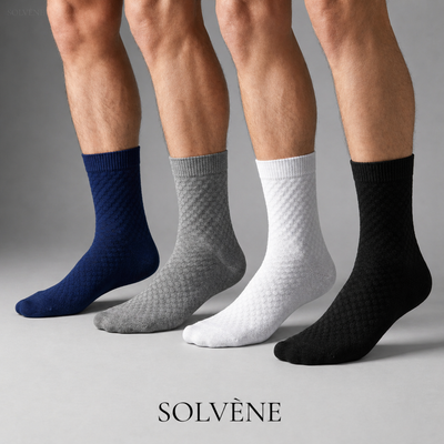 Solvène Halbhohe Socken aus Premium-Bambusfaser