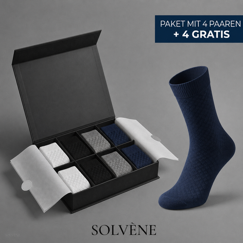 Solvène Halbhohe Socken aus Premium-Bambusfaser